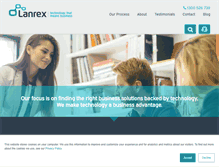 Tablet Screenshot of lanrex.com.au